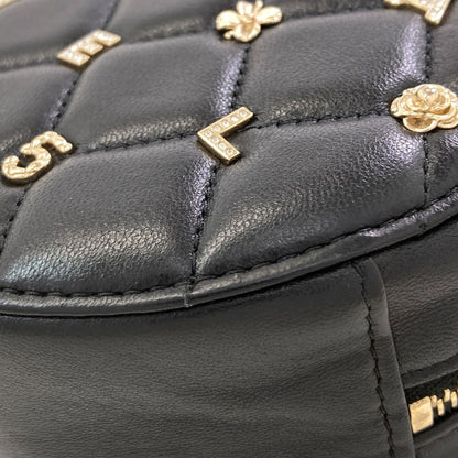 CHANEL Chain pouch icon Matelasse GoldHardware Shoulder Bag Lambskin Ladies [Used]