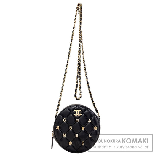 CHANEL Chain pouch icon Matelasse GoldHardware Shoulder Bag Lambskin Ladies [Used]