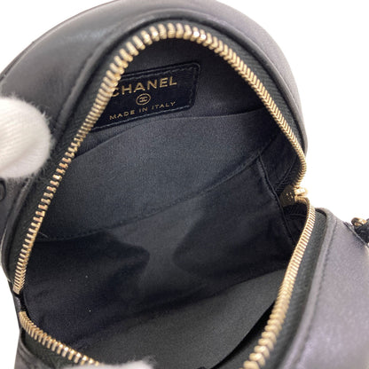 CHANEL Chain pouch icon Matelasse GoldHardware Shoulder Bag Lambskin Ladies [Used]