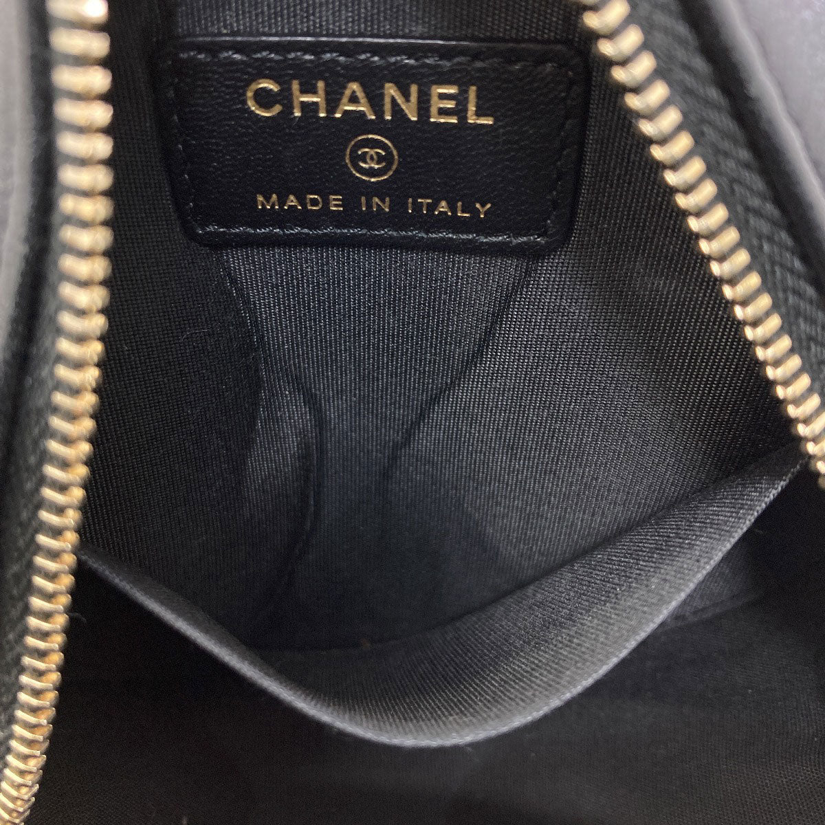 CHANEL Chain pouch icon Matelasse GoldHardware Shoulder Bag Lambskin Ladies [Used]