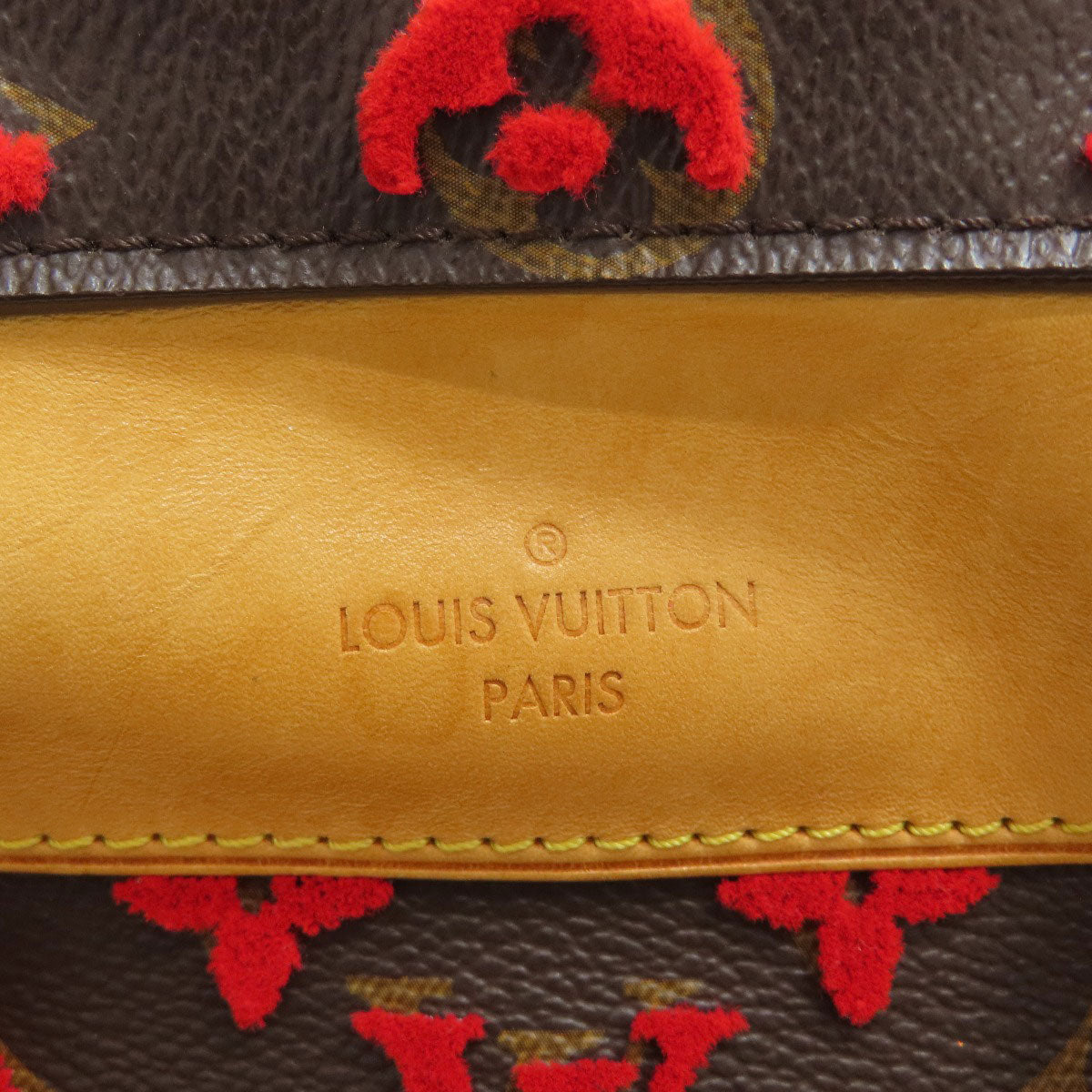 LOUIS VUITTON M40922 Deauville cube Handbag Monogram toughage Ladies [Used]