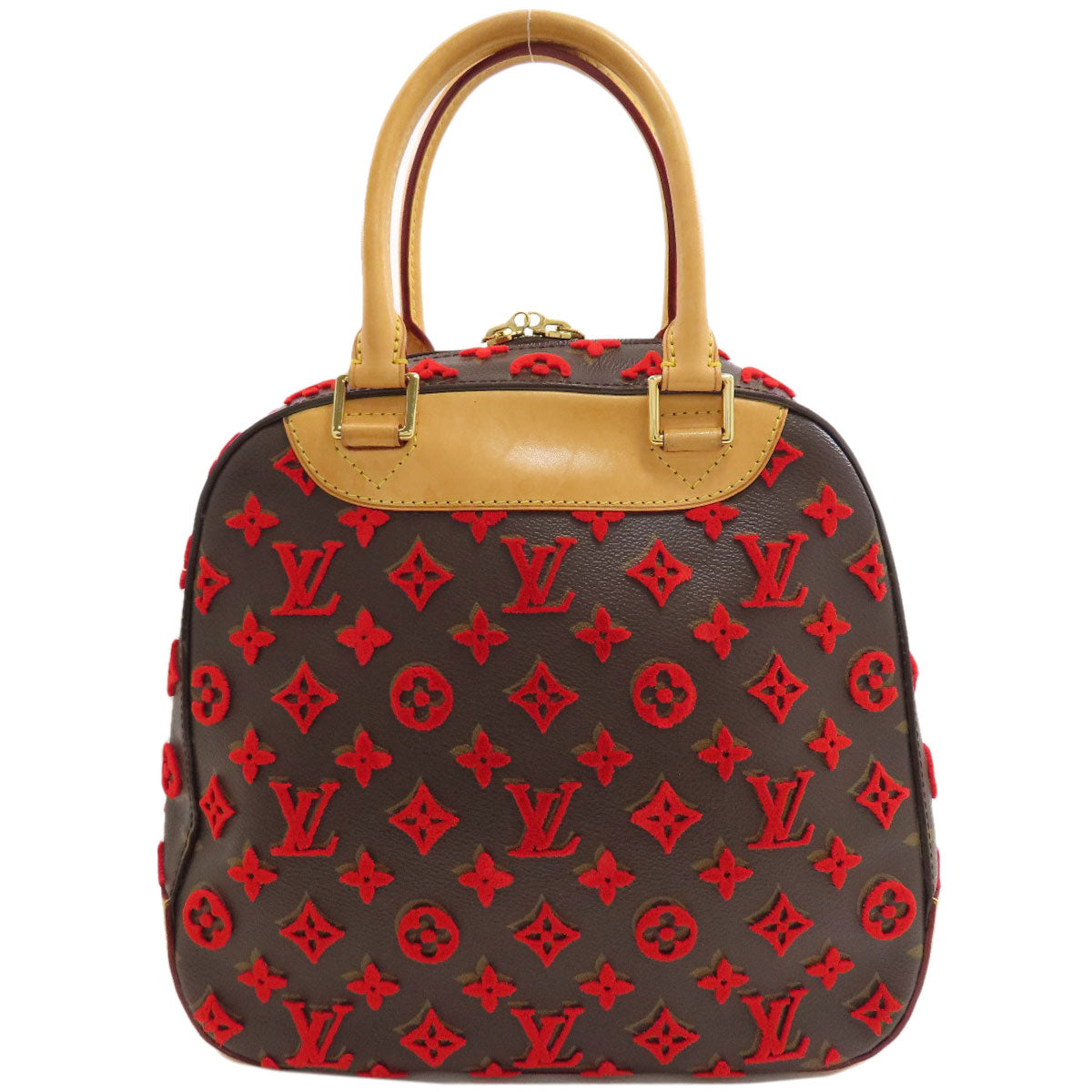 LOUIS VUITTON M40922 Deauville cube Handbag Monogram toughage Ladies [Used]