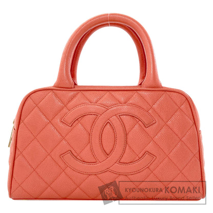 CHANEL Matelasse GoldHardware Handbag Grained Calfskin Skin Ladies [Used]