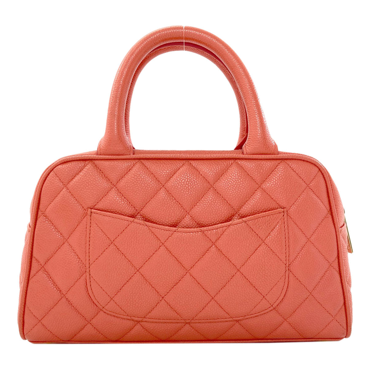 CHANEL Matelasse GoldHardware Handbag Grained Calfskin Skin Ladies [Used]