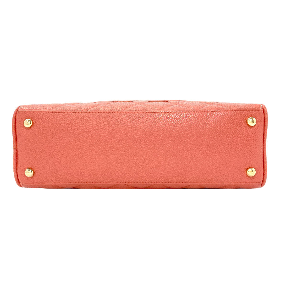 CHANEL Matelasse GoldHardware Handbag Grained Calfskin Skin Ladies [Used]