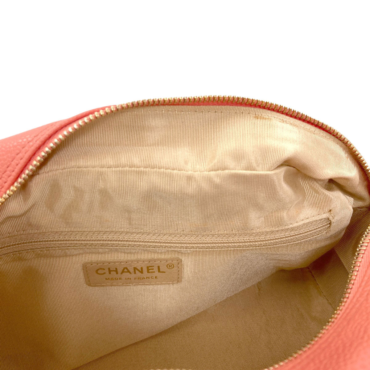 CHANEL Matelasse GoldHardware Handbag Grained Calfskin Skin Ladies [Used]