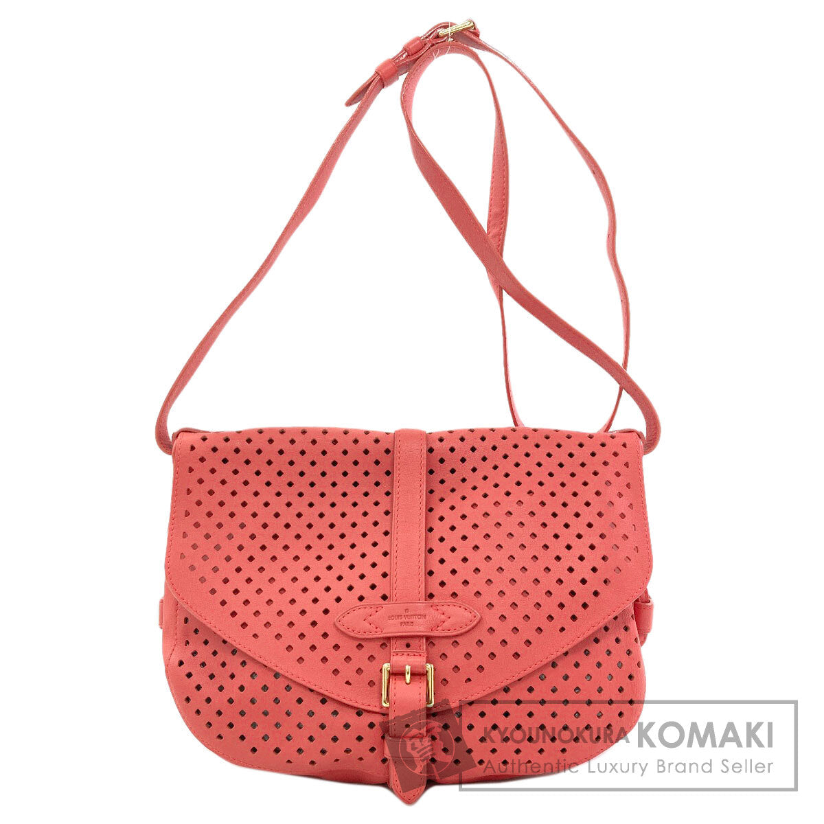 LOUIS VUITTON M93996 Flore Saumur Shoulder Bag Emu Ladies [Used]