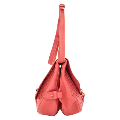 LOUIS VUITTON M93996 Flore Saumur Shoulder Bag Emu Ladies [Used]