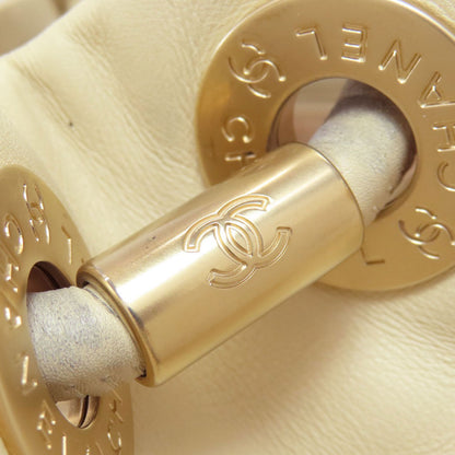CHANEL Camellia GoldHardware Tote Bag Lambskin Ladies [Used]