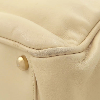 CHANEL Camellia GoldHardware Tote Bag Lambskin Ladies [Used]