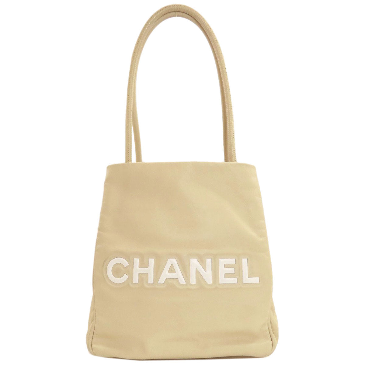 CHANEL Camellia GoldHardware Tote Bag Lambskin Ladies [Used]