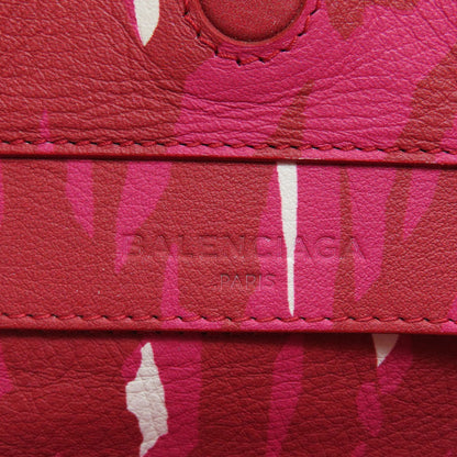 BALENCIAGA 410238 Paper 2WAY Handbag Calf Ladies [Used]