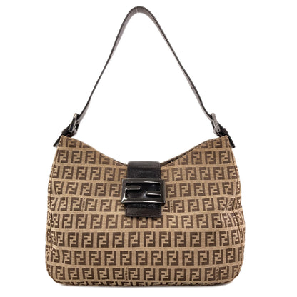 FENDI Zucchino mamma bucket Tote Bag Canvas Ladies [Used]