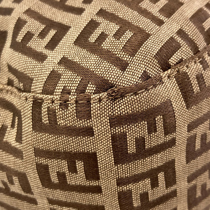 FENDI Zucchino mamma bucket Tote Bag Canvas Ladies [Used]