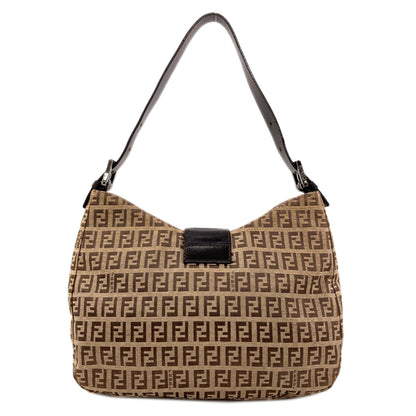 FENDI Zucchino mamma bucket Tote Bag Canvas Ladies [Used]