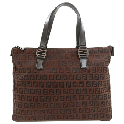 FENDI Zucchino Tote Bag Canvas LeatherLadies [Used]