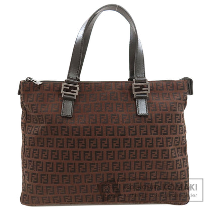 FENDI Zucchino Tote Bag Canvas LeatherLadies [Used]