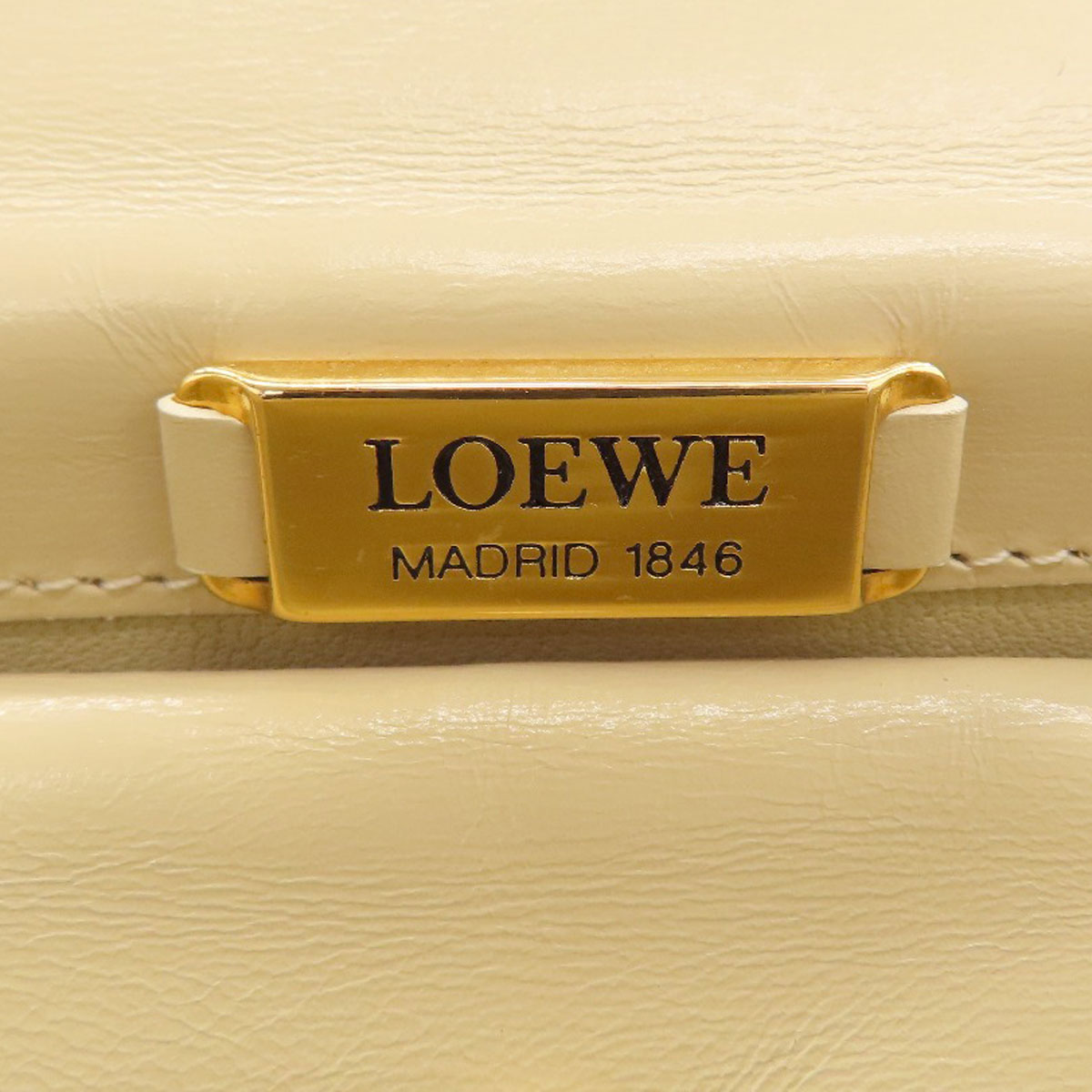 LOEWE logo Handbag Calf Ladies [Used]