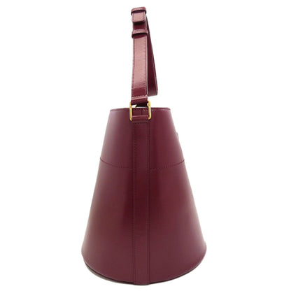 CELINE Mayon Triomphe Shoulder Bag Calf Ladies [Used]