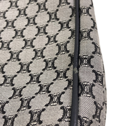 CELINE Macadam pattern Handbag Canvas LeatherLadies [Used]