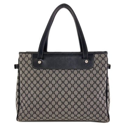 CELINE Macadam pattern Handbag Canvas LeatherLadies [Used]