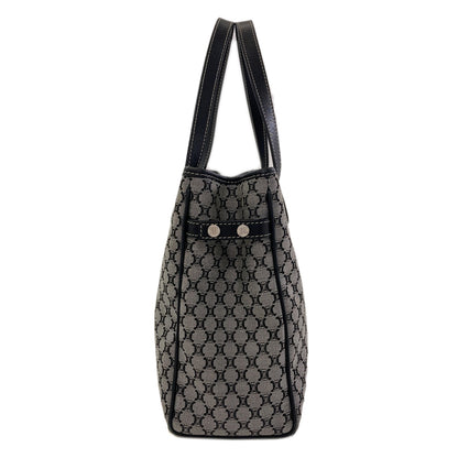 CELINE Macadam pattern Handbag Canvas LeatherLadies [Used]