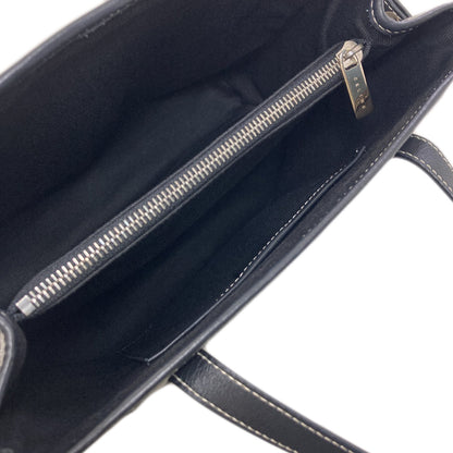 CELINE Macadam pattern Handbag Canvas LeatherLadies [Used]