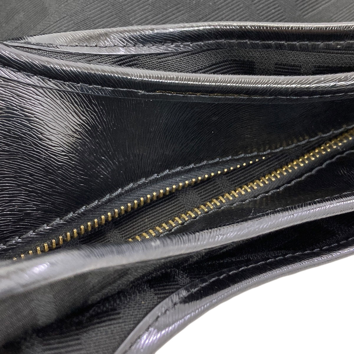 FENDI Zucca pattern Handbag Canvas LeatherLadies [Used]