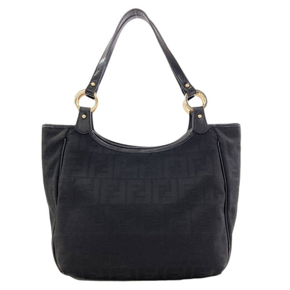 FENDI Zucca pattern Handbag Canvas LeatherLadies [Used]