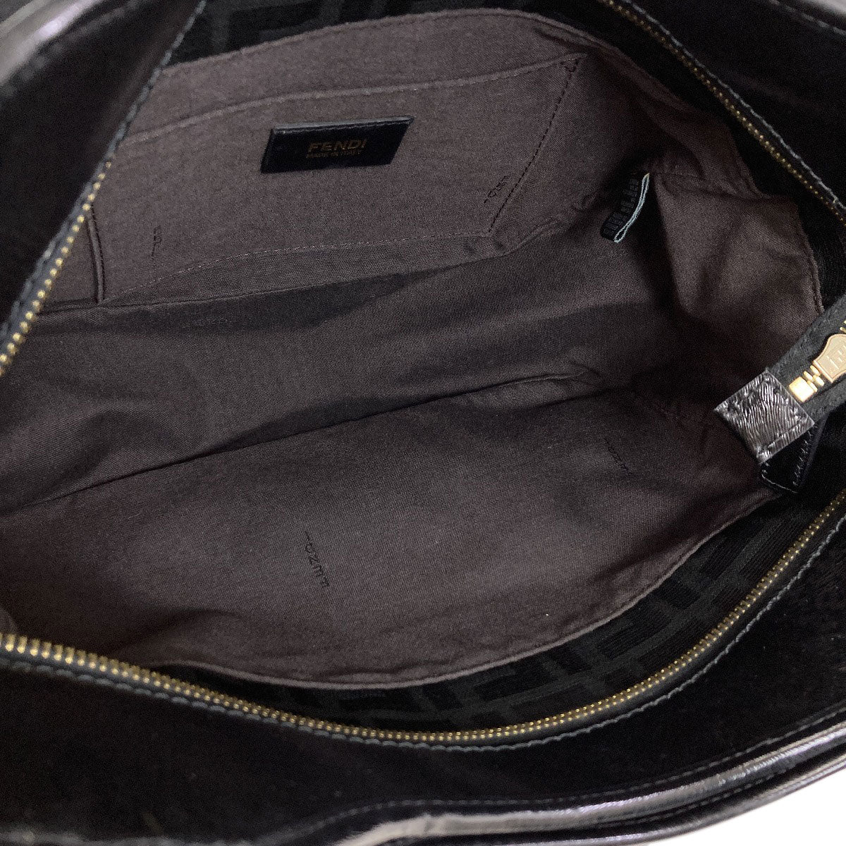 FENDI Zucca pattern Handbag Canvas LeatherLadies [Used]