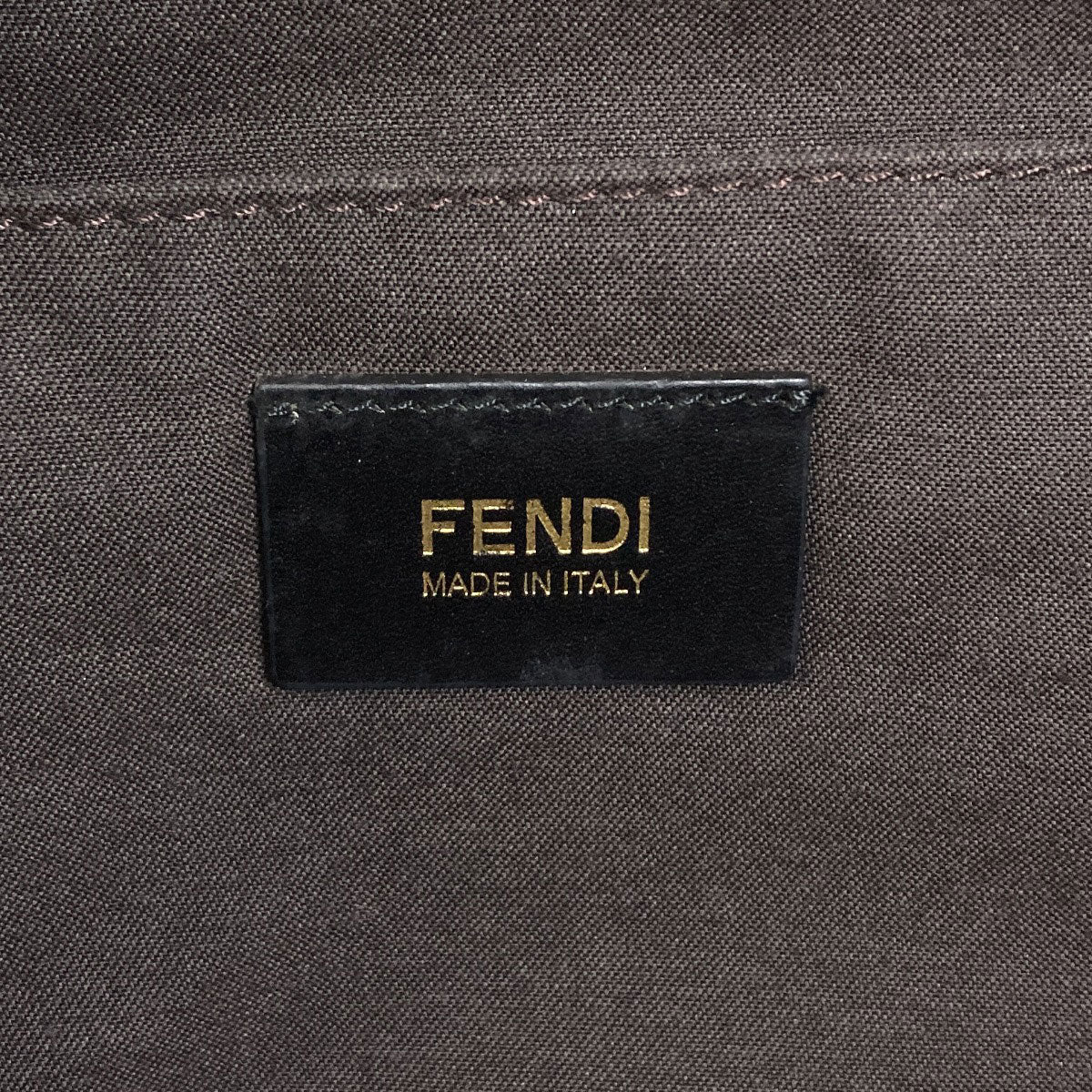 FENDI Zucca pattern Handbag Canvas LeatherLadies [Used]