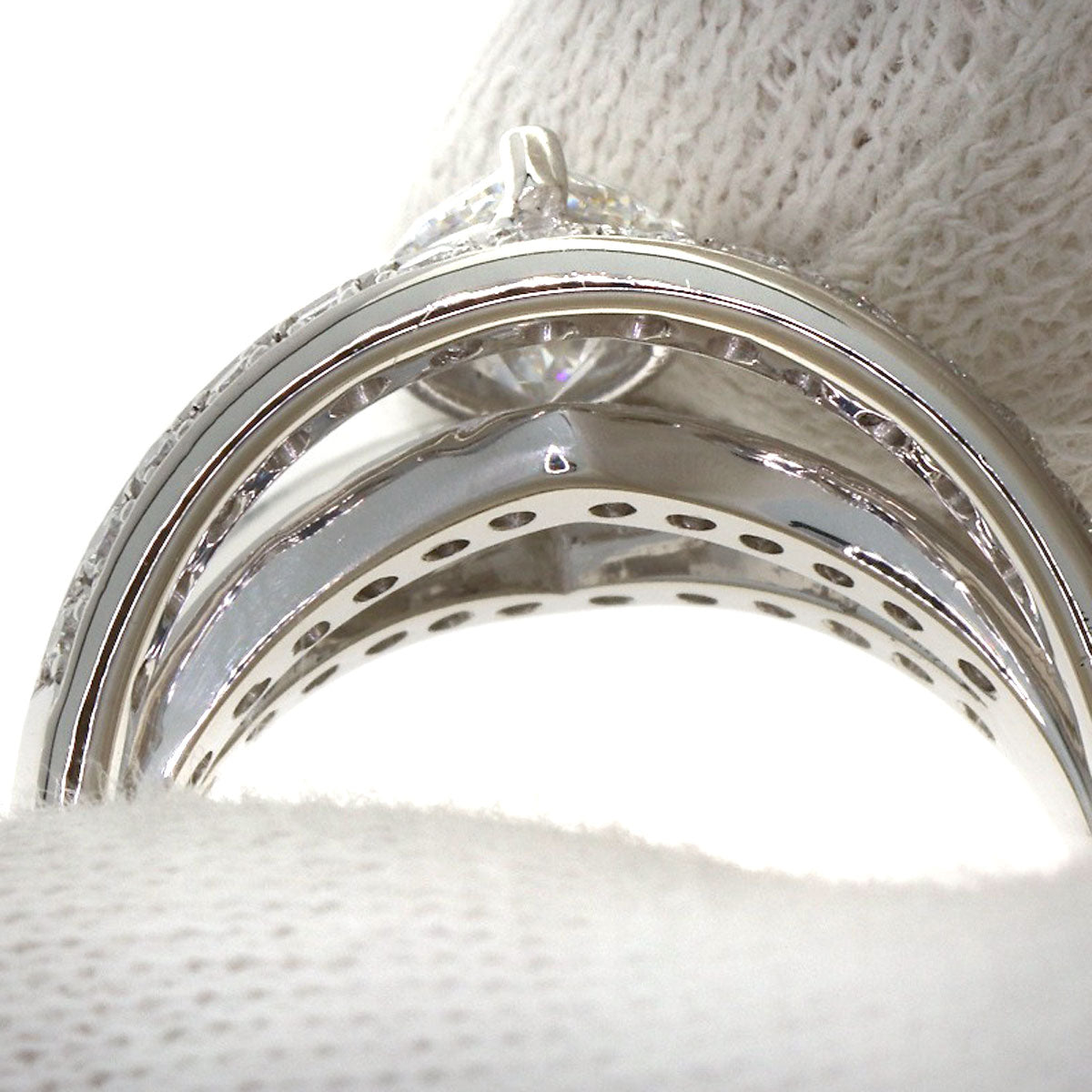 TASAKI marquise cut diamond Ring Platinum PT900 Ladies [Used]