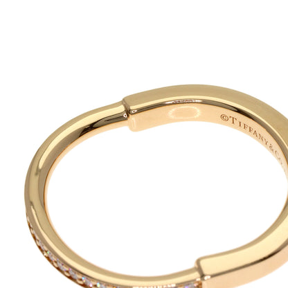TIFFANY&Co. Rock Diamond Ring K18 Pink Gold Ladies [Used]