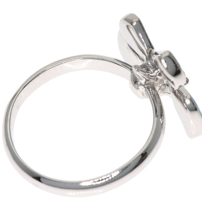 Dior Butterfly motif 1P diamond pinky ring Ring K18 White Gold Ladies [Used]