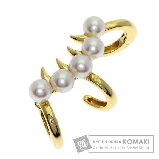 TASAKI Danger Scorpion Left Ear Cuff with Akoya Pearl Earring K18 Yellow Gold Ladies [Used]