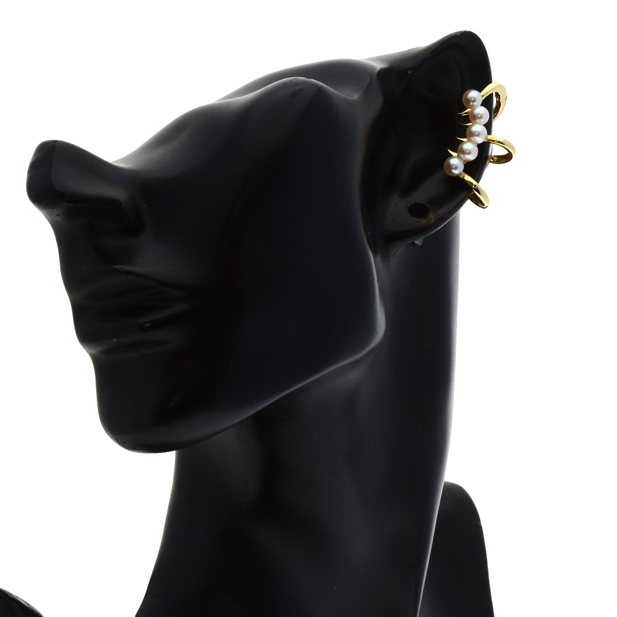 TASAKI Danger Scorpion Left Ear Cuff with Akoya Pearl Earring K18 Yellow Gold Ladies [Used]