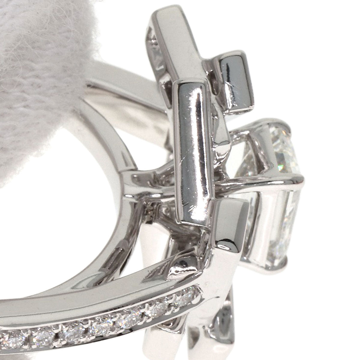 GRAFF Thread Diamond Ring K18 White Gold Ladies [Used]