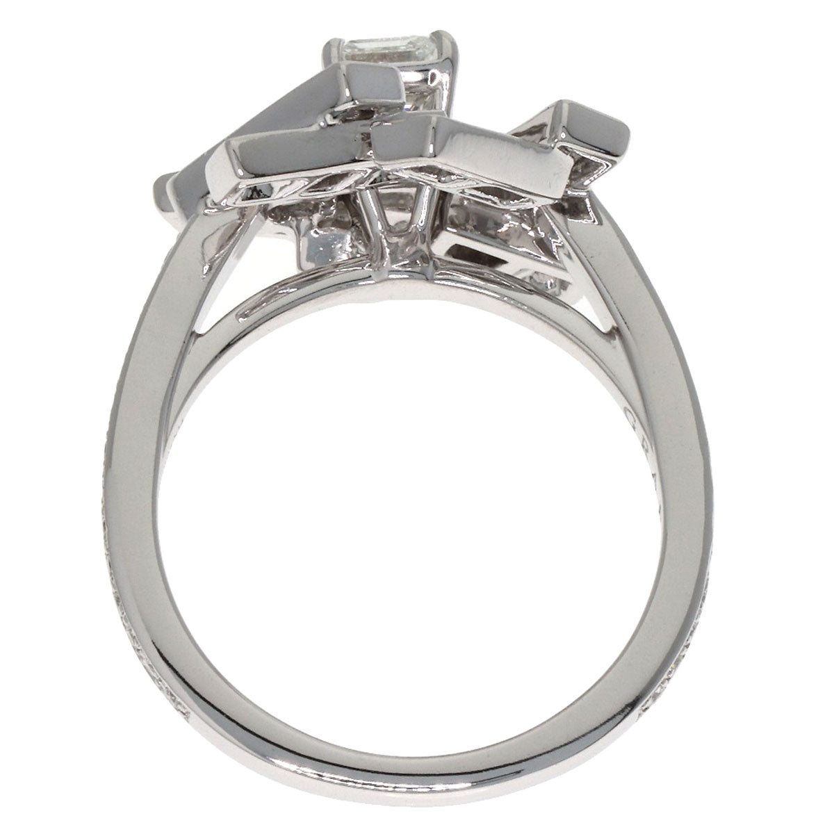 GRAFF Thread Diamond Ring K18 White Gold Ladies [Used]