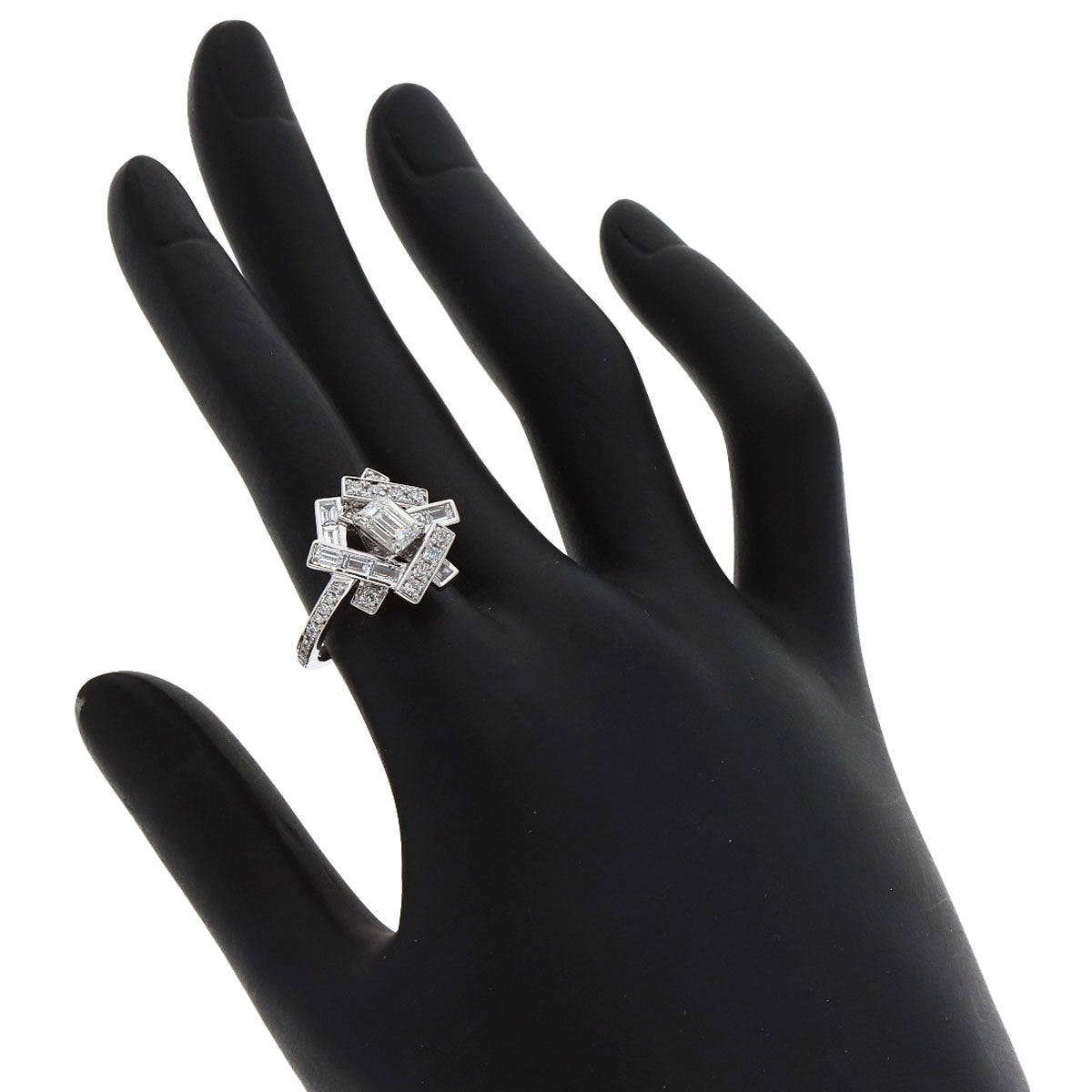 GRAFF Thread Diamond Ring K18 White Gold Ladies [Used]