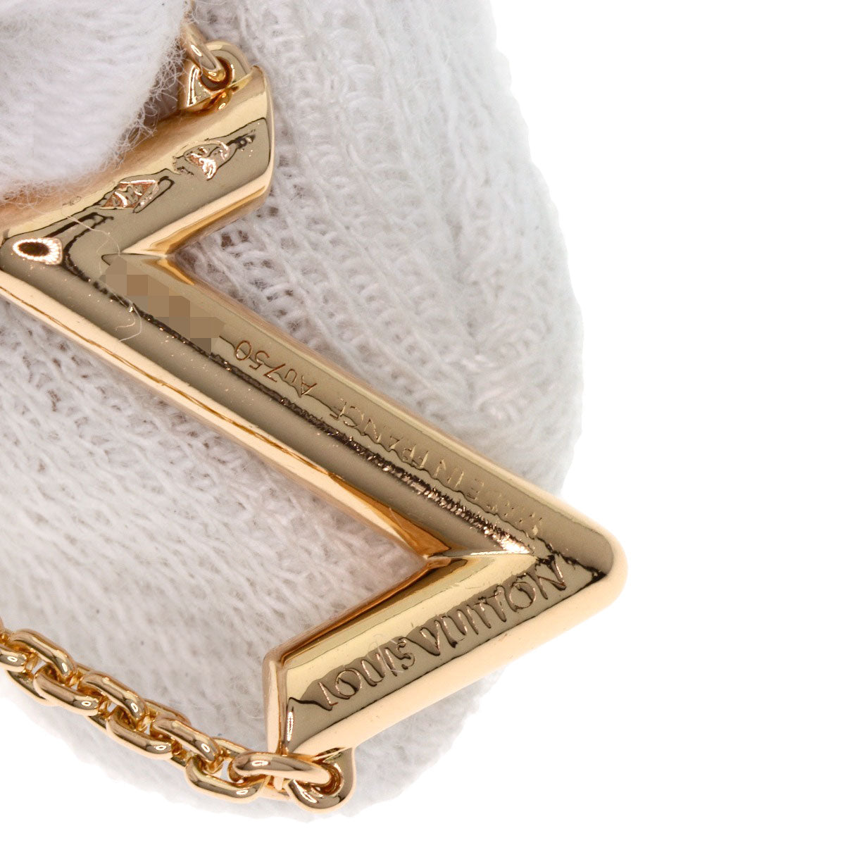 LOUIS VUITTON Brassle Chain LV Volt Upside Down Bracelet K18 Pink Gold Ladies [Used]