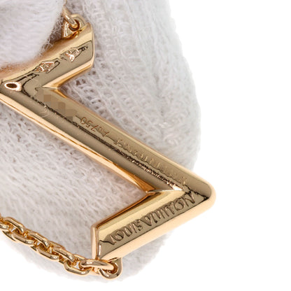 LOUIS VUITTON Brassle Chain LV Volt Upside Down Bracelet K18 Pink Gold Ladies [Used]