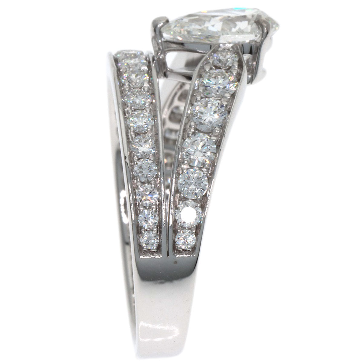 Chaumet Josephine Tiara F-VS1-EX Ring K18 White Gold Ladies [Used]