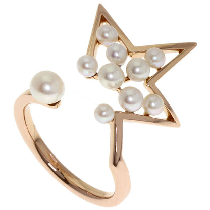 TASAKI Abstract Sterling Pearl Ring Sakura Gold Ladies [Used]