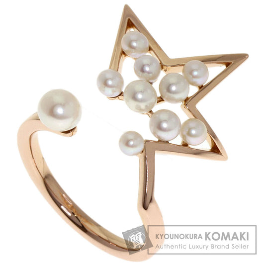 TASAKI Abstract Sterling Pearl Ring Sakura Gold Ladies [Used]