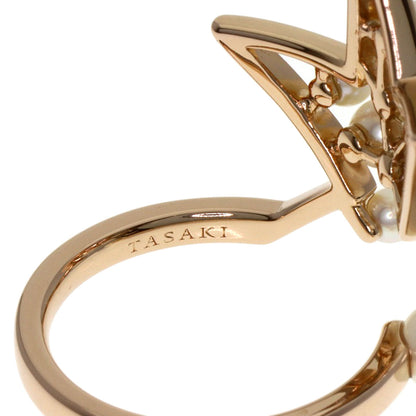 TASAKI Abstract Sterling Pearl Ring Sakura Gold Ladies [Used]