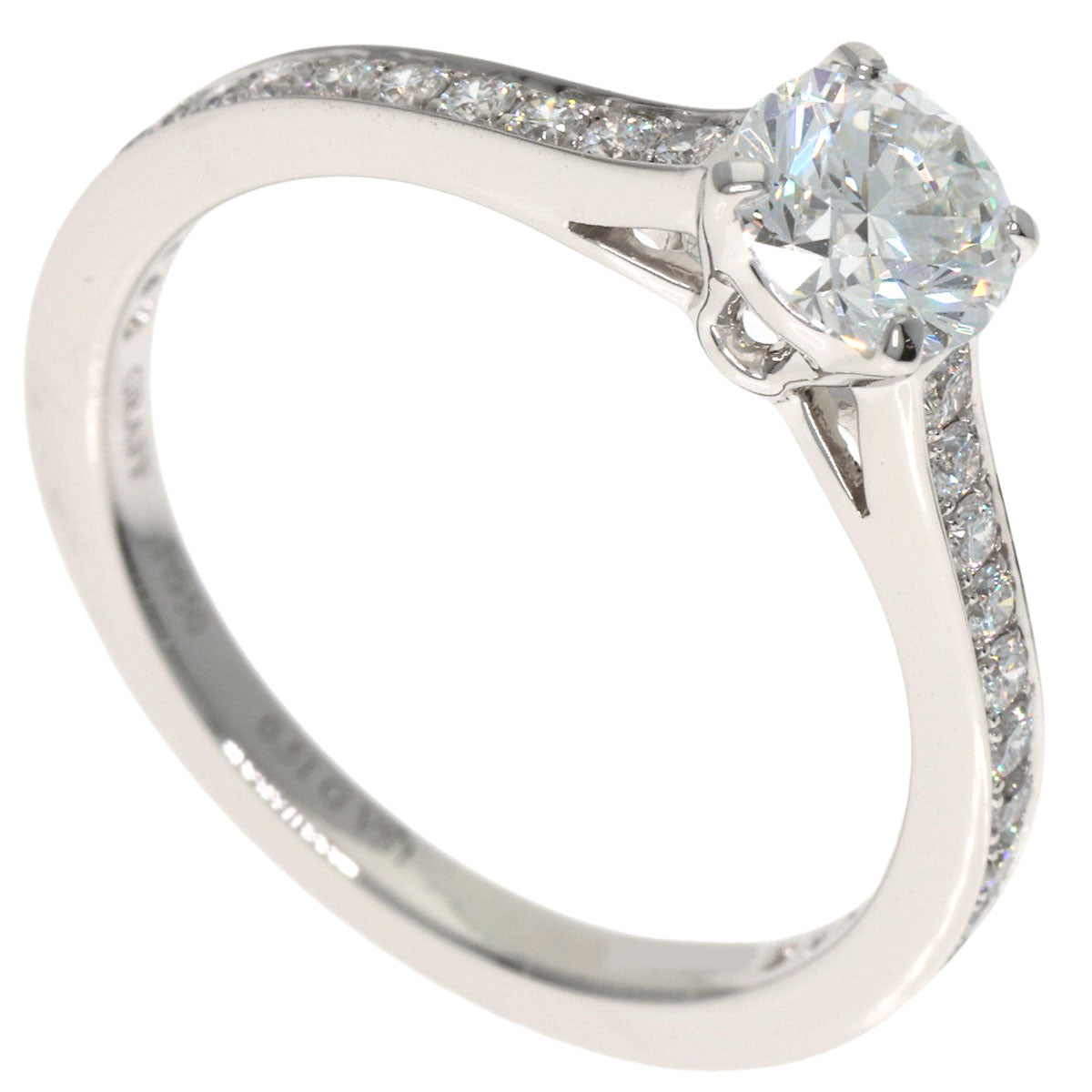 GRAFF Frame Round G-VS1-VG Ring Platinum PT950 Ladies [Used]