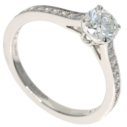 GRAFF Frame Round G-VS1-VG Ring Platinum PT950 Ladies [Used]