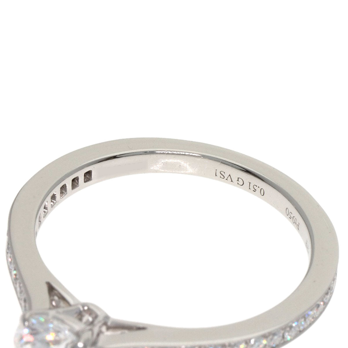 GRAFF Frame Round G-VS1-VG Ring Platinum PT950 Ladies [Used]