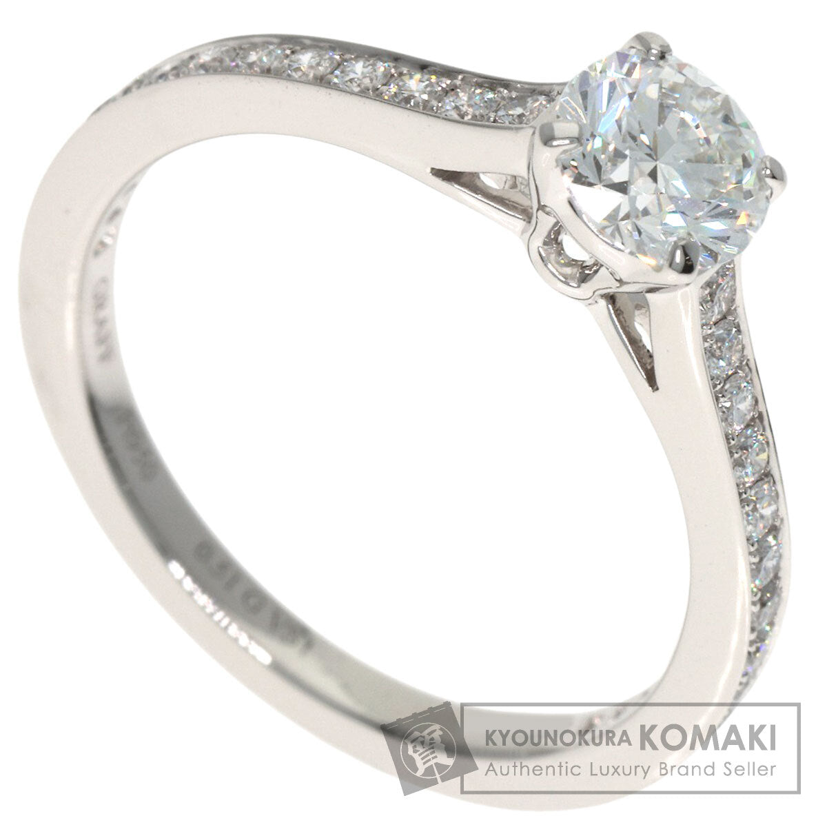 GRAFF Frame Round G-VS1-VG Ring Platinum PT950 Ladies [Used]