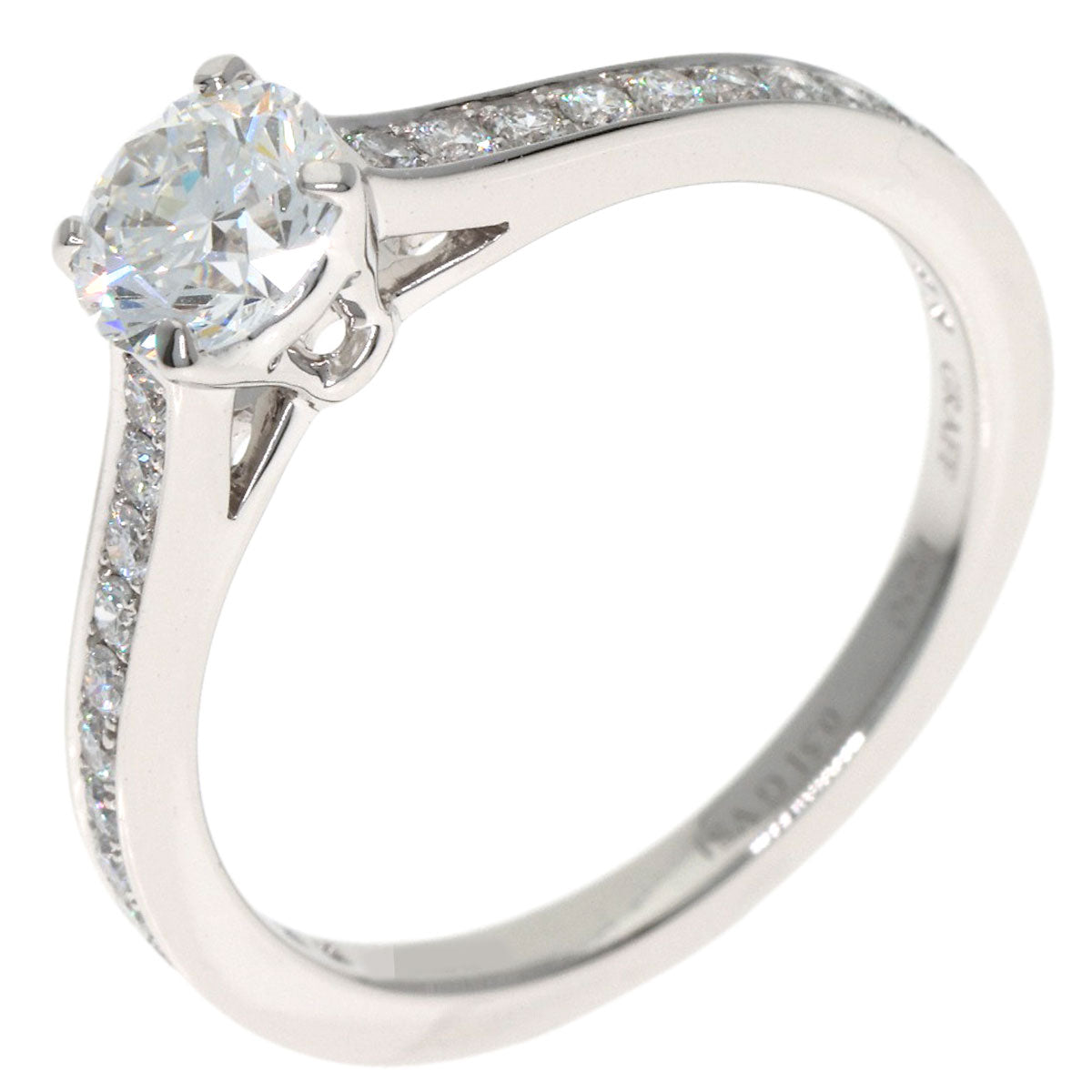 GRAFF Frame Round G-VS1-VG Ring Platinum PT950 Ladies [Used]